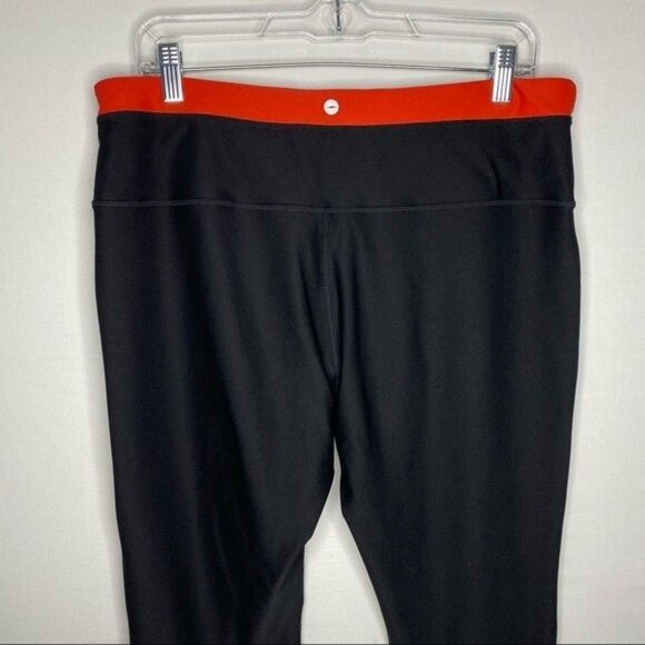 Avia Red Blue Black Cropped Colorblock Active Sportswear Leggings Stretch XL - Picture 6 of 8